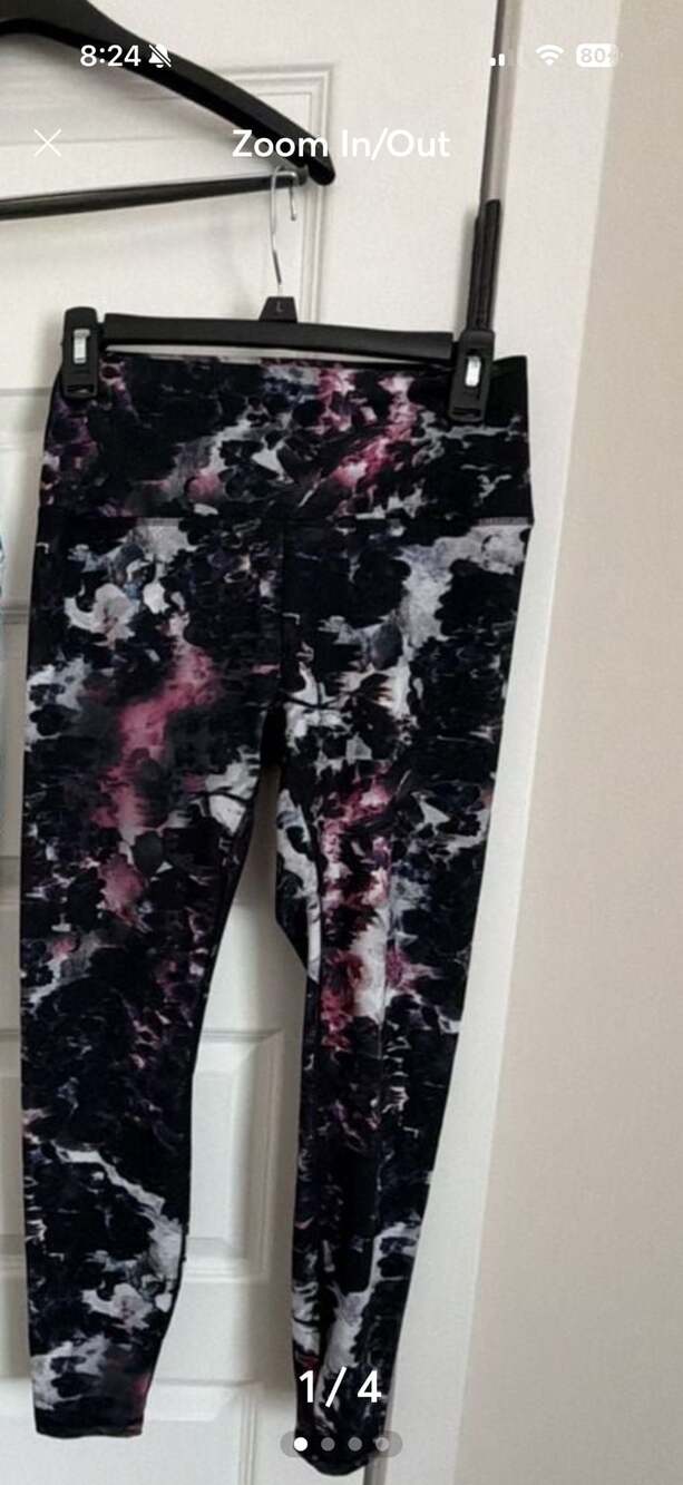 Reebok Sage Leggings with Navy Detail